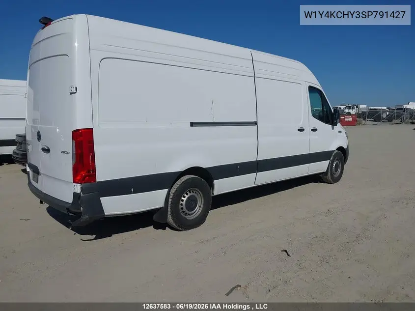 2025 Mercedes-Benz Sprinter 2500 VIN: W1Y4KCHY3SP791427 Lot: 12637583