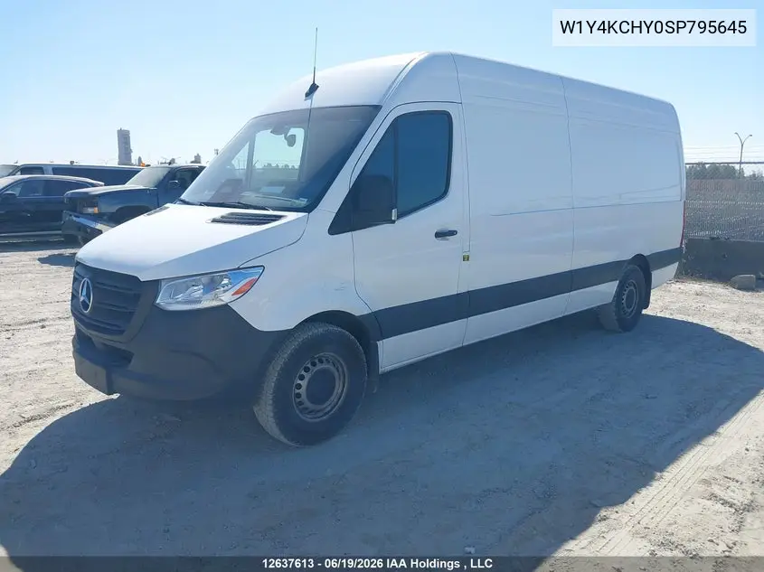 2025 Mercedes-Benz Sprinter 2500 VIN: W1Y4KCHY0SP795645 Lot: 12637613