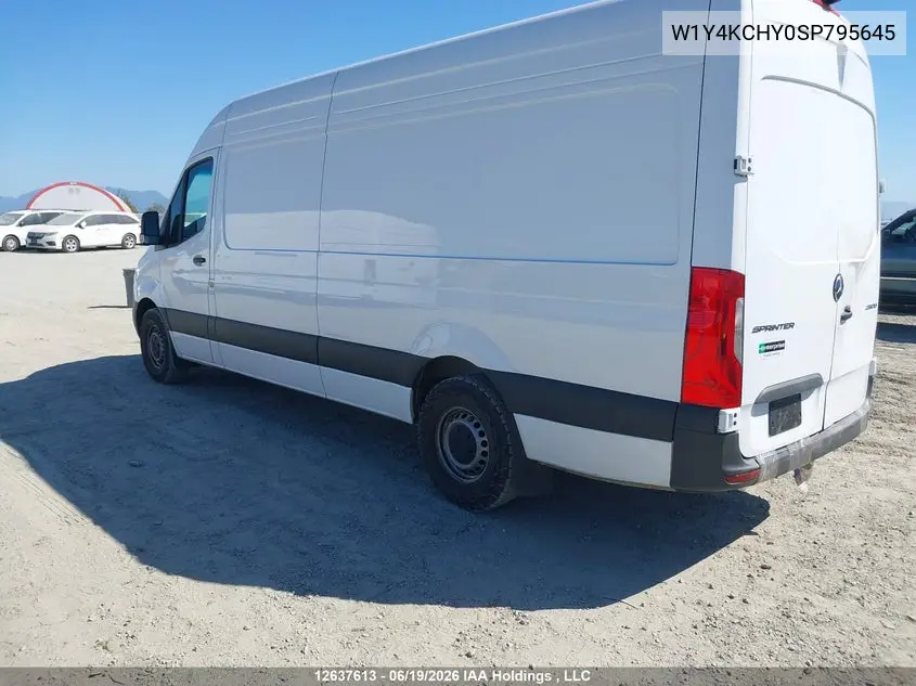 2025 Mercedes-Benz Sprinter 2500 VIN: W1Y4KCHY0SP795645 Lot: 12637613