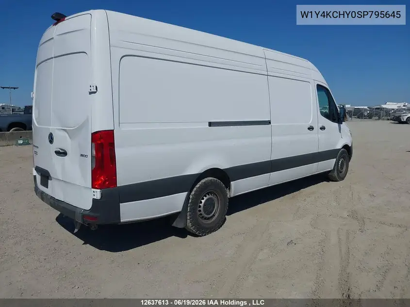 2025 Mercedes-Benz Sprinter 2500 VIN: W1Y4KCHY0SP795645 Lot: 12637613