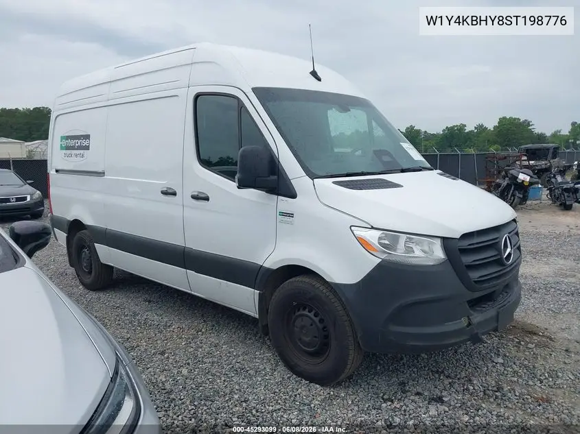2025 Mercedes-Benz Sprinter 2500 Standard Roof 4-Cyl Diesel VIN: W1Y4KBHY8ST198776 Lot: 45293099