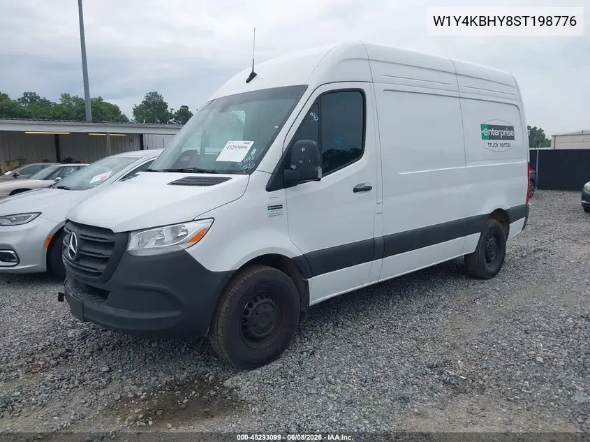 2025 Mercedes-Benz Sprinter 2500 Standard Roof 4-Cyl Diesel VIN: W1Y4KBHY8ST198776 Lot: 45293099