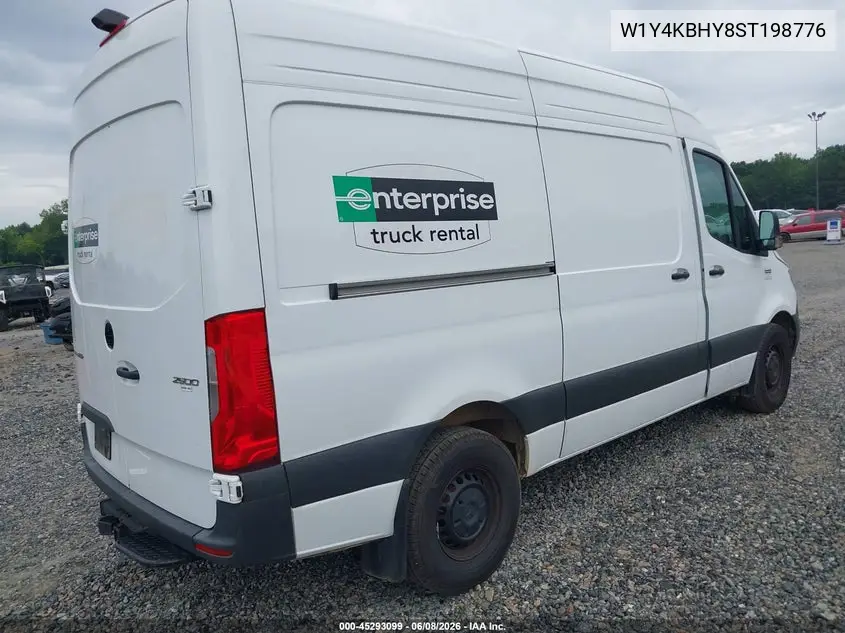2025 Mercedes-Benz Sprinter 2500 Standard Roof 4-Cyl Diesel VIN: W1Y4KBHY8ST198776 Lot: 45293099