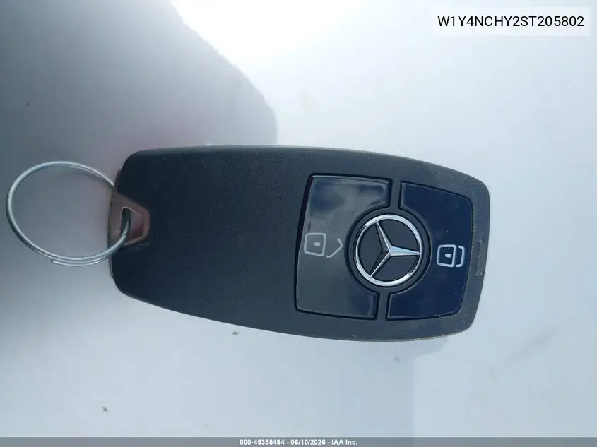 2025 Mercedes-Benz Sprinter 2500 High Roof 4-Cyl Diesel Ho VIN: W1Y4NCHY2ST205802 Lot: 45358494