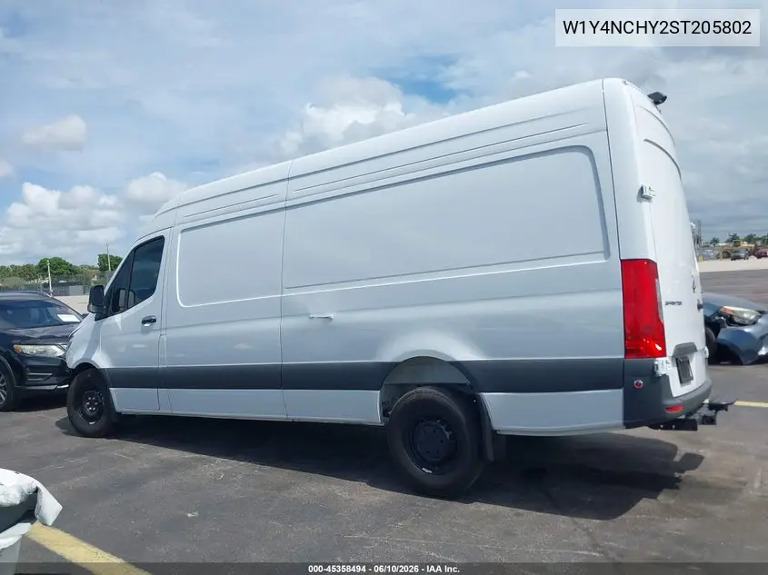 2025 Mercedes-Benz Sprinter 2500 High Roof 4-Cyl Diesel Ho VIN: W1Y4NCHY2ST205802 Lot: 45358494