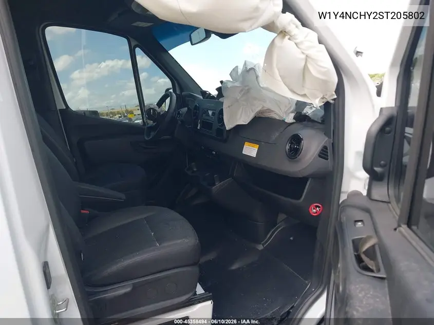 2025 Mercedes-Benz Sprinter 2500 High Roof 4-Cyl Diesel Ho VIN: W1Y4NCHY2ST205802 Lot: 45358494