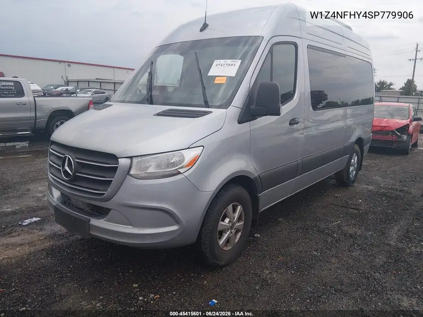 2025 Mercedes-Benz Sprinter 2500 Standard Roof 4-Cyl Diesel Ho VIN: W1Z4NFHY4SP779906 Lot: 45415601