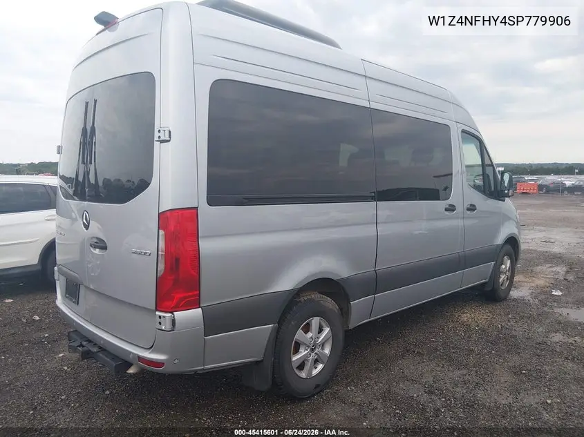 2025 Mercedes-Benz Sprinter 2500 Standard Roof 4-Cyl Diesel Ho VIN: W1Z4NFHY4SP779906 Lot: 45415601
