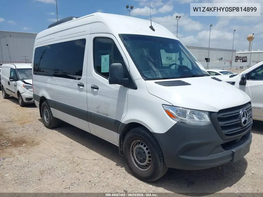 2025 Mercedes-Benz Sprinter 2500 Standard Roof 4-Cyl Diesel VIN: W1Z4KFHY0SP814899 Lot: 45457403