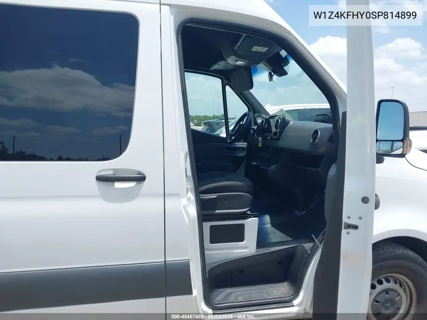 2025 Mercedes-Benz Sprinter 2500 Standard Roof 4-Cyl Diesel VIN: W1Z4KFHY0SP814899 Lot: 45457403