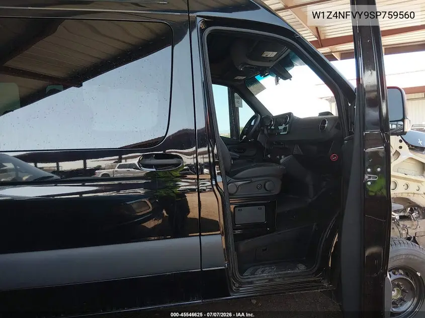 2025 Mercedes-Benz Sprinter 2500 Standard Roof 4-Cyl Diesel Ho VIN: W1Z4NFVY9SP759560 Lot: 45546625