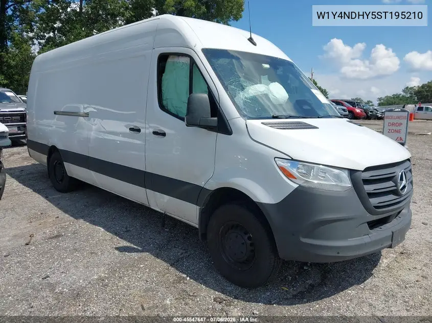 2025 Mercedes-Benz Sprinter 2500 High Roof 4-Cyl Diesel Ho VIN: W1Y4NDHY5ST195210 Lot: 45547647