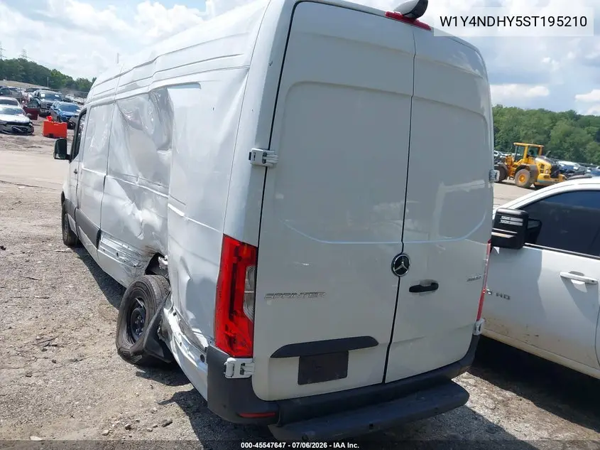 2025 Mercedes-Benz Sprinter 2500 High Roof 4-Cyl Diesel Ho VIN: W1Y4NDHY5ST195210 Lot: 45547647