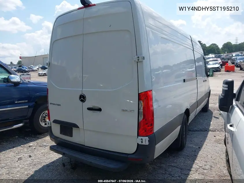 2025 Mercedes-Benz Sprinter 2500 High Roof 4-Cyl Diesel Ho VIN: W1Y4NDHY5ST195210 Lot: 45547647