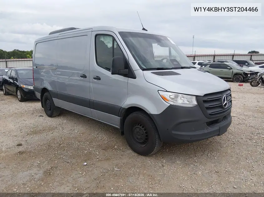 2025 Mercedes-Benz Sprinter 2500 Standard Roof 4-Cyl Diesel VIN: W1Y4KBHY3ST204466 Lot: 45607591