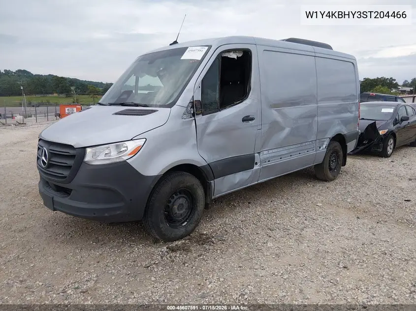 2025 Mercedes-Benz Sprinter 2500 Standard Roof 4-Cyl Diesel VIN: W1Y4KBHY3ST204466 Lot: 45607591
