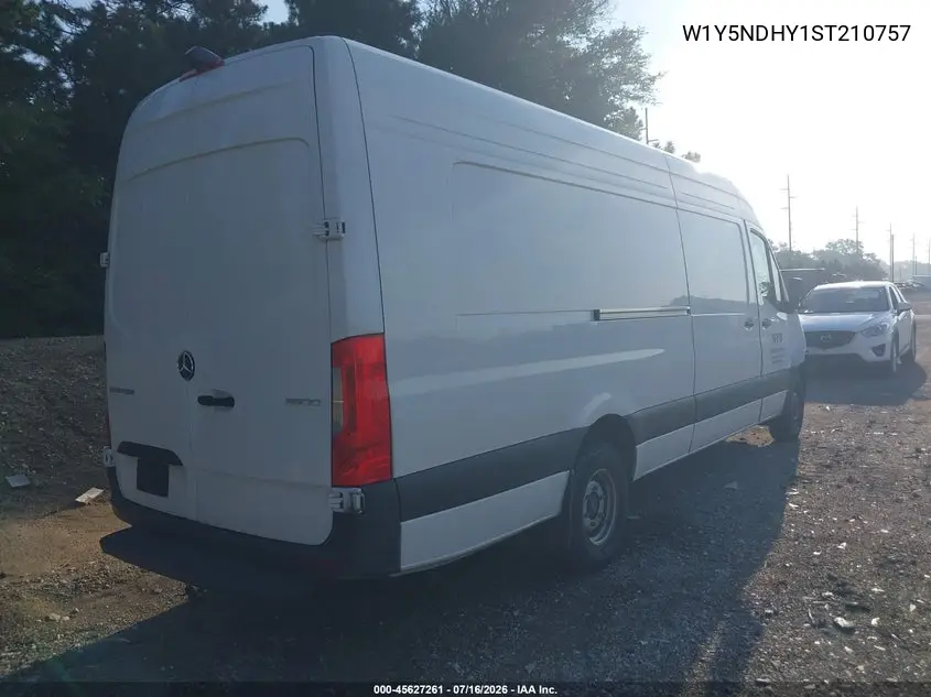 2025 Mercedes-Benz Sprinter 3500 High Roof 4-Cyl Diesel Ho VIN: W1Y5NDHY1ST210757 Lot: 45627261