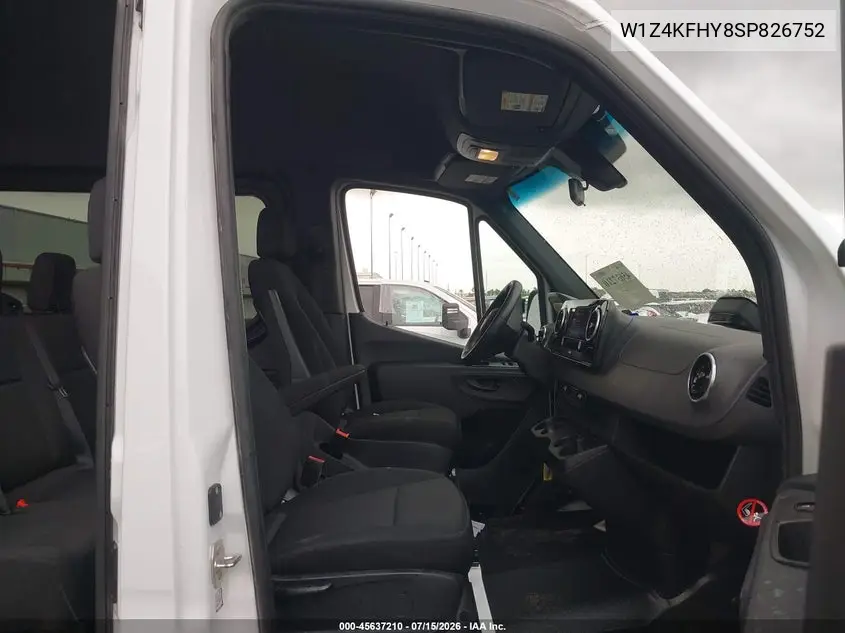 2025 Mercedes-Benz Sprinter 2500 Standard Roof 4-Cyl Diesel VIN: W1Z4KFHY8SP826752 Lot: 45637210