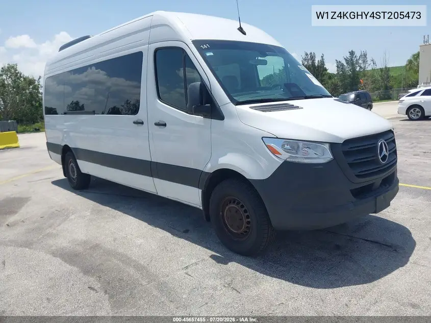 2025 Mercedes-Benz Sprinter 2500 High Roof 4-Cyl Diesel VIN: W1Z4KGHY4ST205473 Lot: 45657455