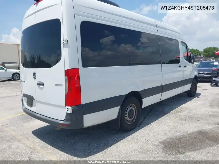 2025 Mercedes-Benz Sprinter 2500 High Roof 4-Cyl Diesel VIN: W1Z4KGHY4ST205473 Lot: 45657455