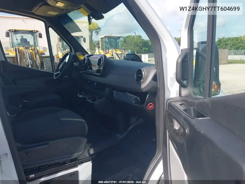 2026 Mercedes-Benz Sprinter 2500 High Roof 4-Cyl Diesel VIN: W1Z4KGHY7TT604699 Lot: 45472791