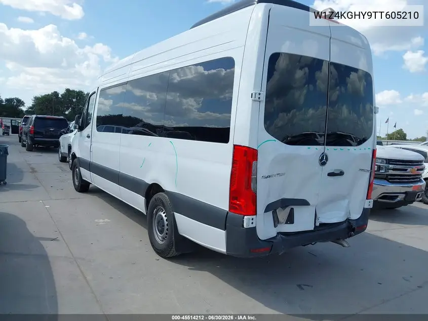 2026 Mercedes-Benz Sprinter 2500 High Roof 4-Cyl Diesel VIN: W1Z4KGHY9TT605210 Lot: 45514212