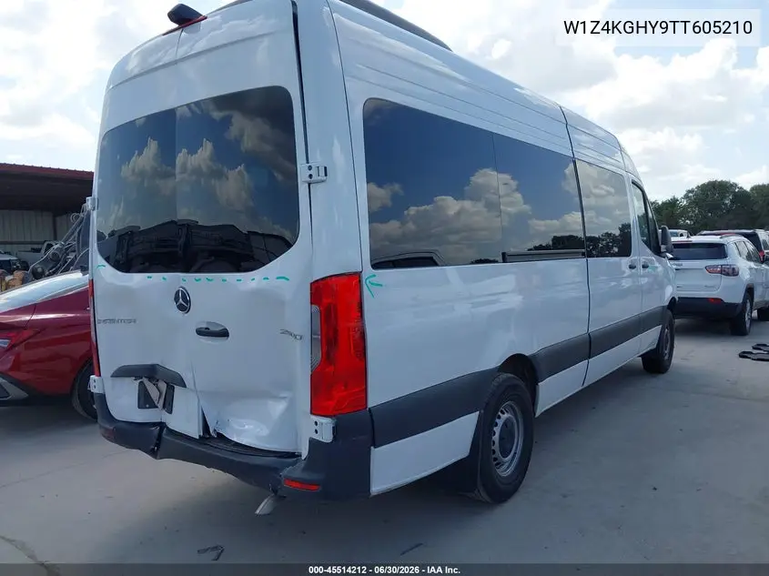 2026 Mercedes-Benz Sprinter 2500 High Roof 4-Cyl Diesel VIN: W1Z4KGHY9TT605210 Lot: 45514212