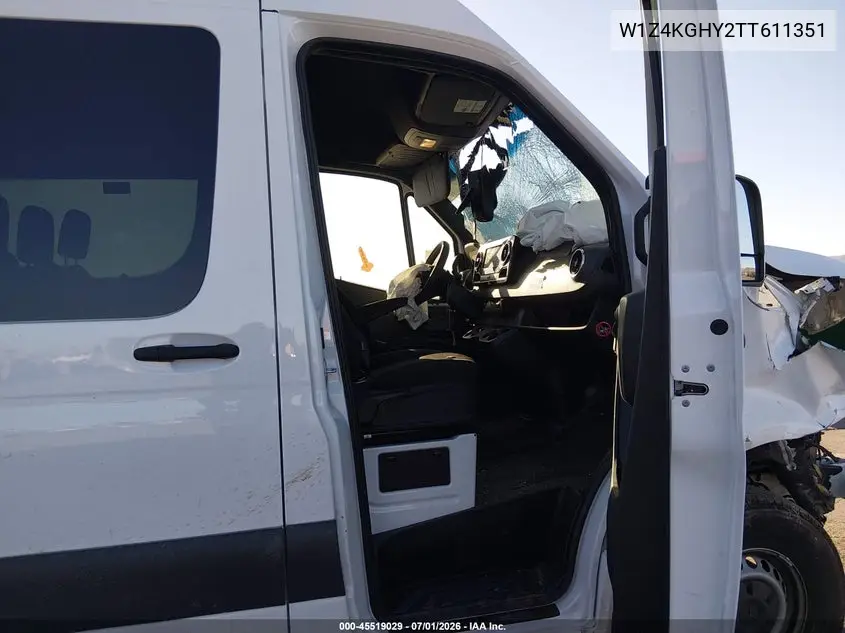2026 Mercedes-Benz Sprinter 2500 High Roof 4-Cyl Diesel VIN: W1Z4KGHY2TT611351 Lot: 45519029