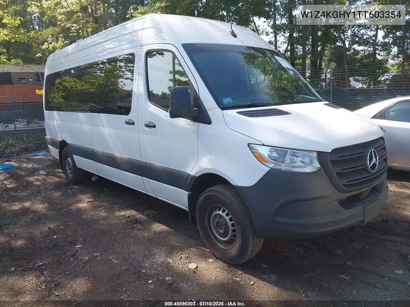 2026 Mercedes-Benz Sprinter 2500 High Roof 4-Cyl Diesel VIN: W1Z4KGHY1TT603354 Lot: 45590303