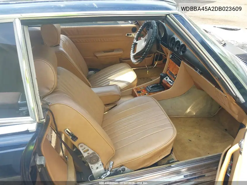 1983 Mercedes-Benz 380 Sl VIN: WDBBA45A2DB023609 Lot: 45566968