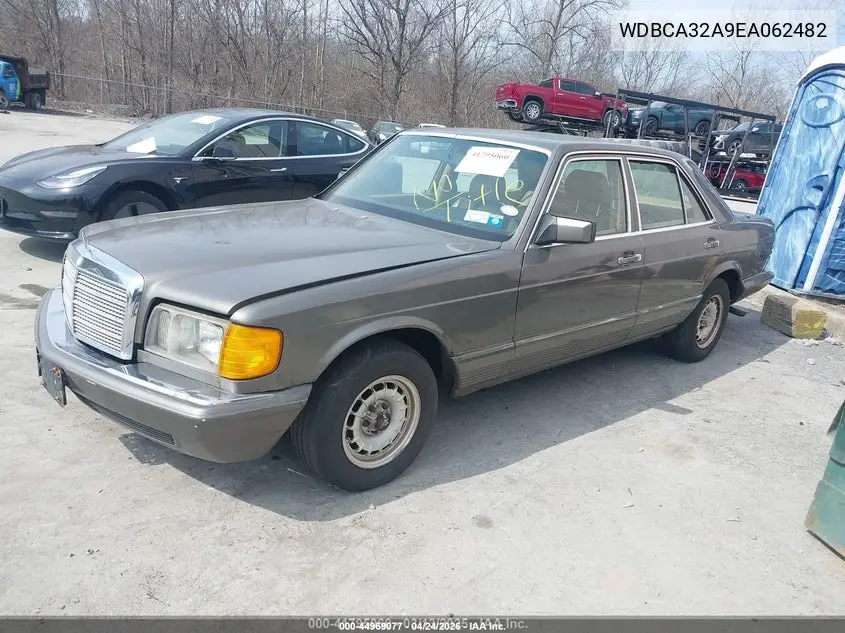 1984 Mercedes-Benz 380 Se VIN: WDBCA32A9EA062482 Lot: 44969077
