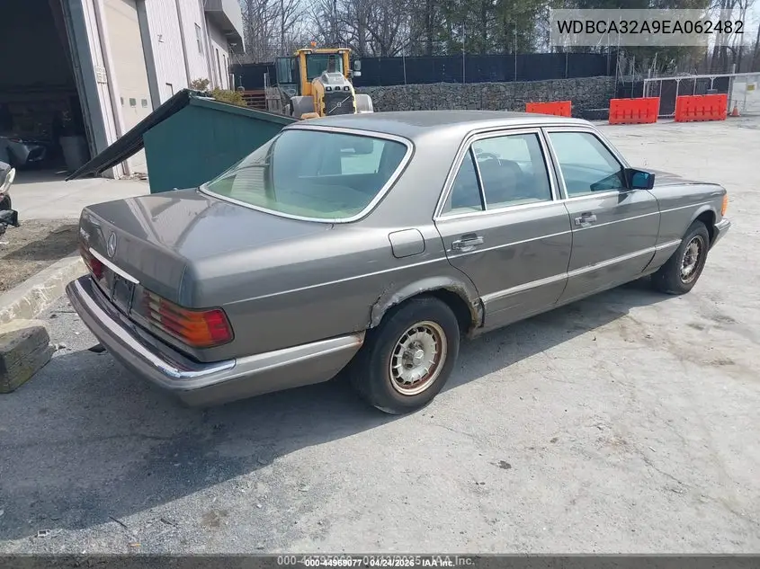 1984 Mercedes-Benz 380 Se VIN: WDBCA32A9EA062482 Lot: 44969077