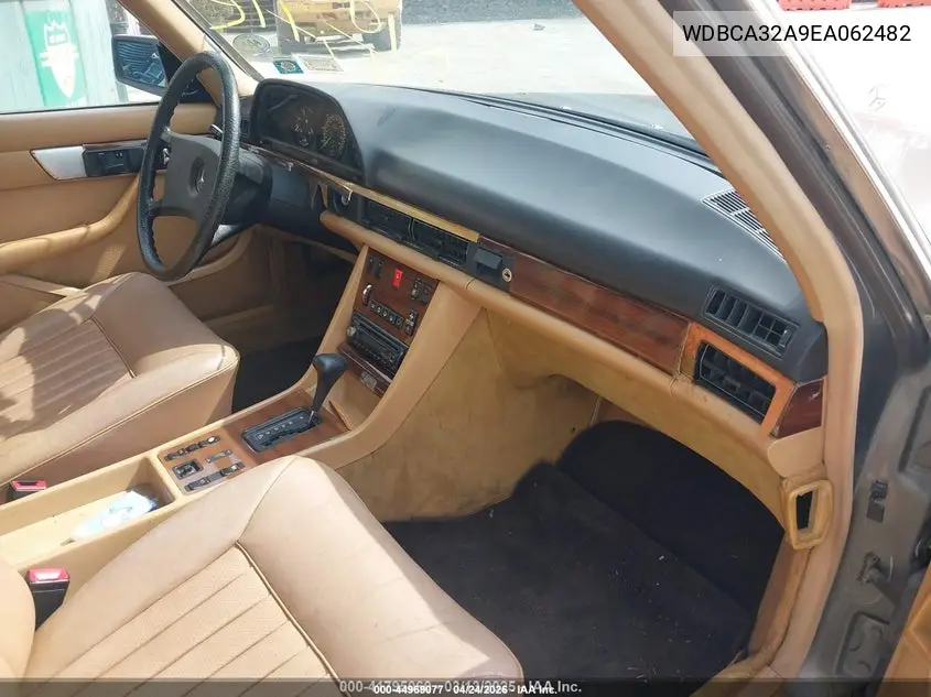 1984 Mercedes-Benz 380 Se VIN: WDBCA32A9EA062482 Lot: 44969077
