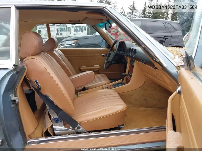 1985 Mercedes-Benz 380 Sl VIN: WDBBA45C3FA031504 Lot: 45131893
