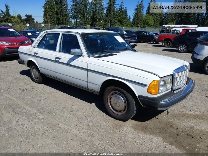 1983 Mercedes-Benz 240 D VIN: WDBAB23A2DB385990 Lot: 45301730