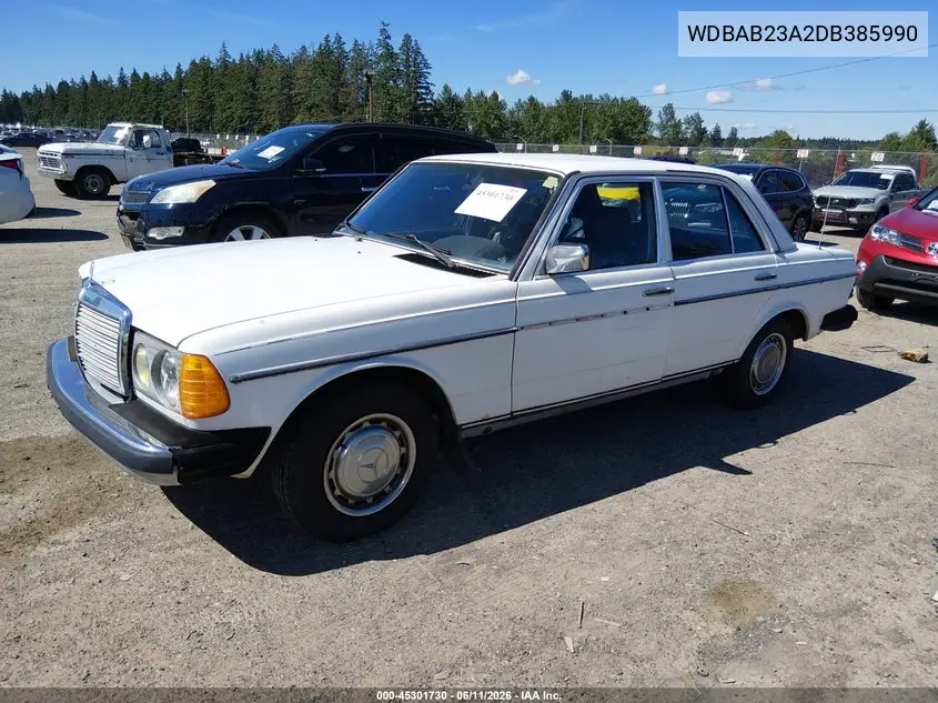 1983 Mercedes-Benz 240 D VIN: WDBAB23A2DB385990 Lot: 45301730