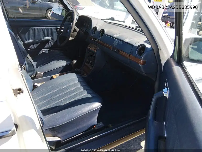1983 Mercedes-Benz 240 D VIN: WDBAB23A2DB385990 Lot: 45301730