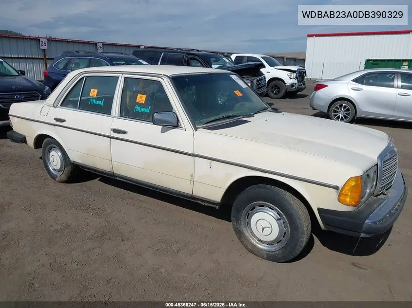 1983 Mercedes-Benz 240 D VIN: WDBAB23A0DB390329 Lot: 45366247