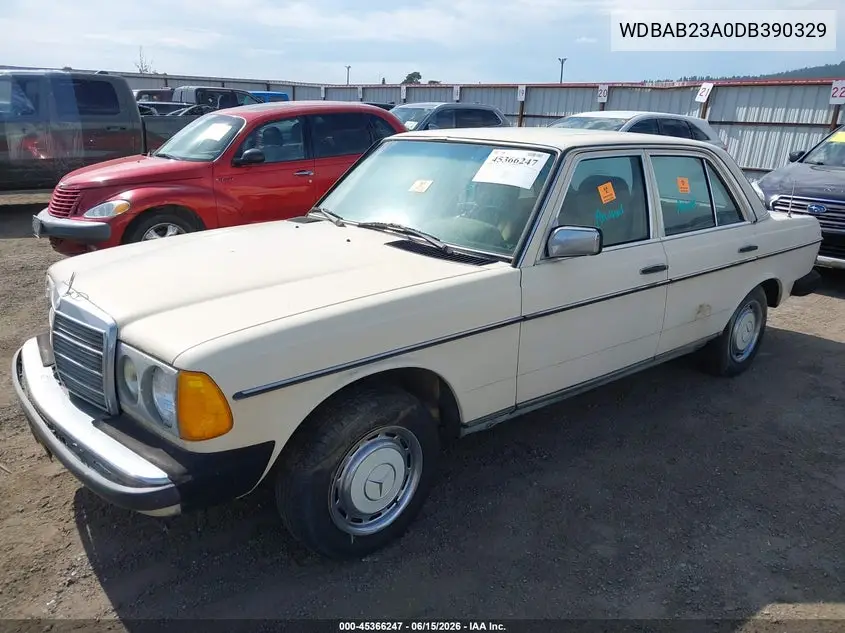 1983 Mercedes-Benz 240 D VIN: WDBAB23A0DB390329 Lot: 45366247
