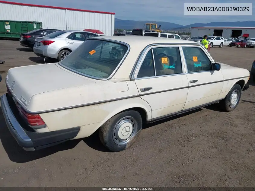 1983 Mercedes-Benz 240 D VIN: WDBAB23A0DB390329 Lot: 45366247