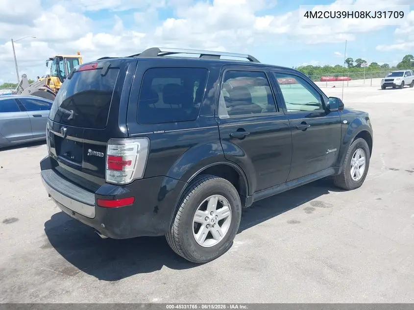 2008 Mercury Mariner Hybrid VIN: 4M2CU39H08KJ31709 Lot: 45331765