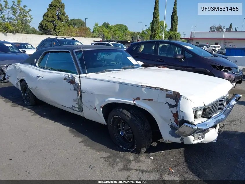 1969 Mercury Cougar VIN: 9F93M531466 Lot: 44923275