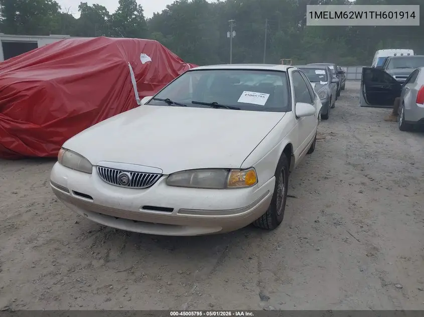 1996 Mercury Cougar Xr7 VIN: 1MELM62W1TH601914 Lot: 45005795