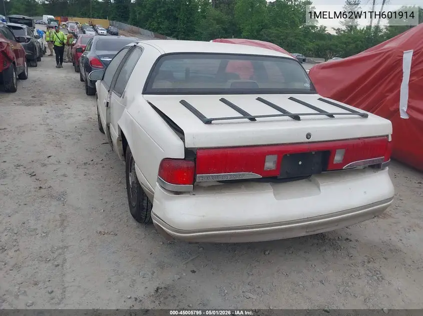 1996 Mercury Cougar Xr7 VIN: 1MELM62W1TH601914 Lot: 45005795