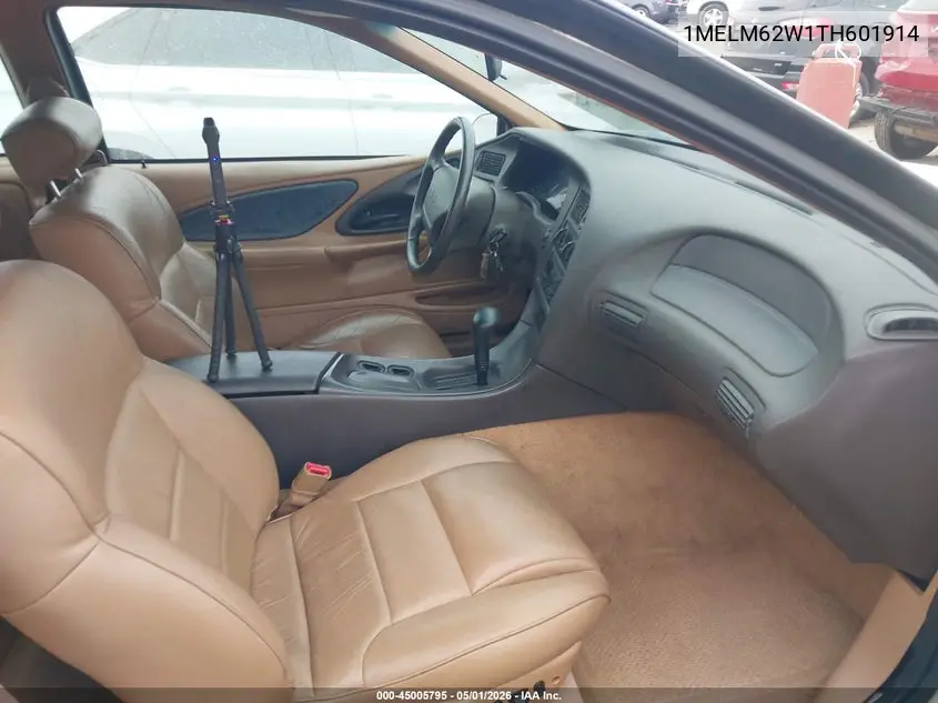 1996 Mercury Cougar Xr7 VIN: 1MELM62W1TH601914 Lot: 45005795