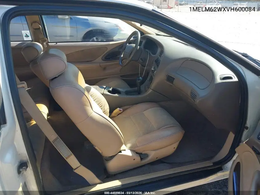 1997 Mercury Cougar Xr7 VIN: 1MELM62WXVH600084 Lot: 44589534