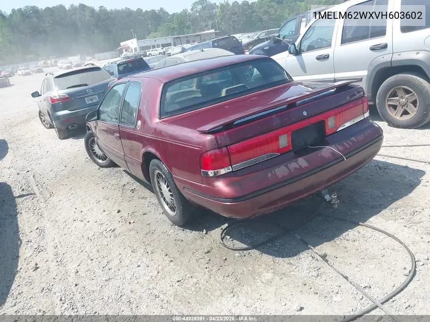 1997 Mercury Cougar Xr7 VIN: 1MELM62WXVH603602 Lot: 44939391