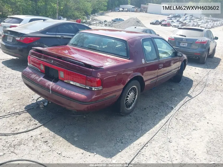 1997 Mercury Cougar Xr7 VIN: 1MELM62WXVH603602 Lot: 44939391