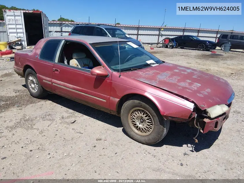 1997 Mercury Cougar Xr7 VIN: 1MELM62W9VH624005 Lot: 45078999