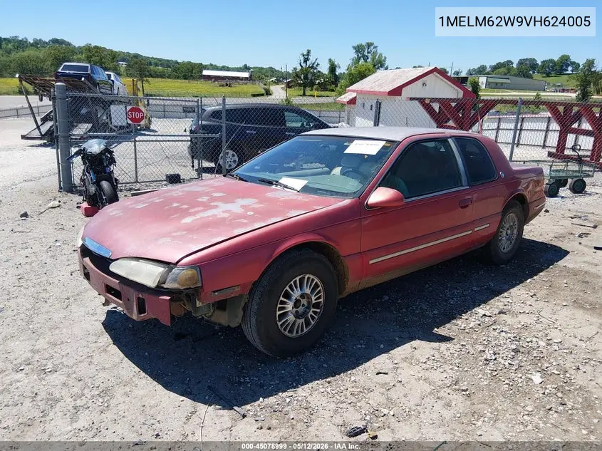 1997 Mercury Cougar Xr7 VIN: 1MELM62W9VH624005 Lot: 45078999
